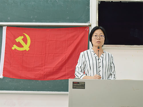 沈长霞作动员讲话