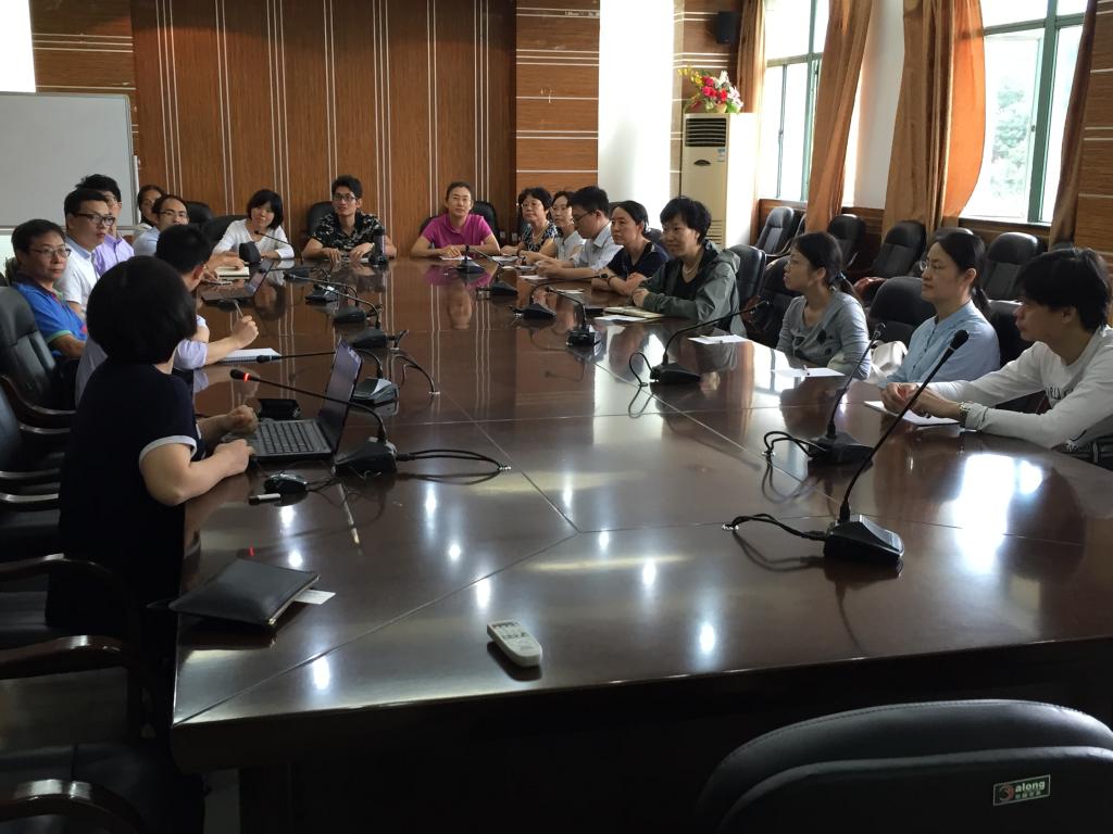 广工-金蝶实验实践教学专题调研会议现场